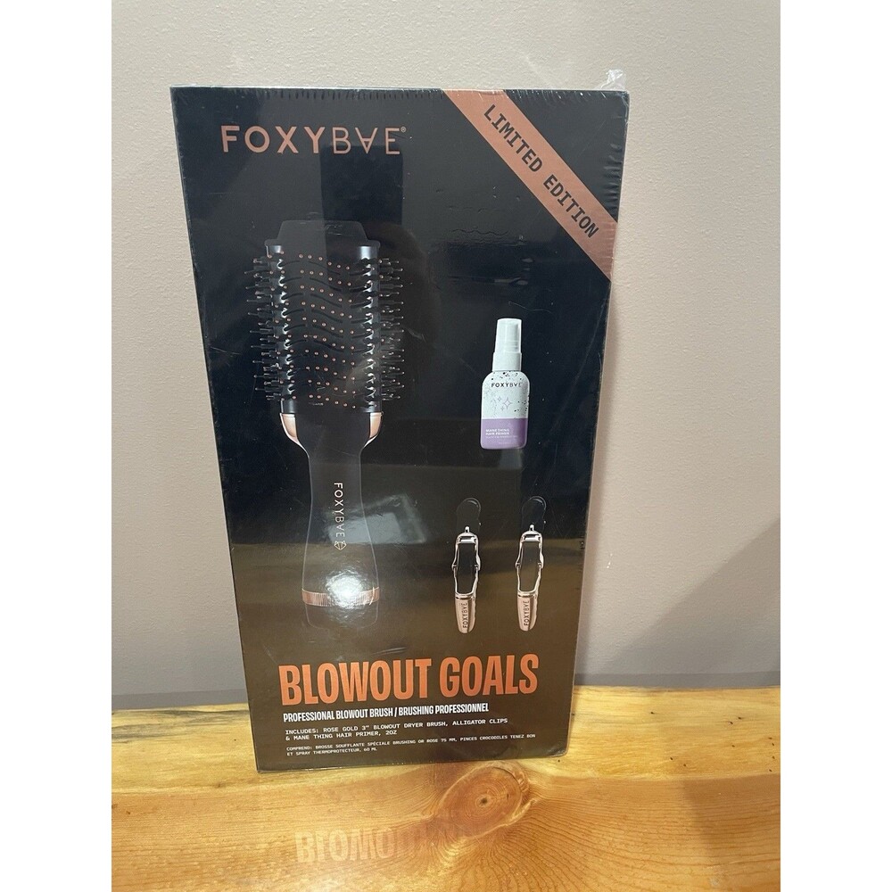 FoxyBae Blowout Goals Brush Set Limited Edition Blow Dryer Brush NEW Sealed